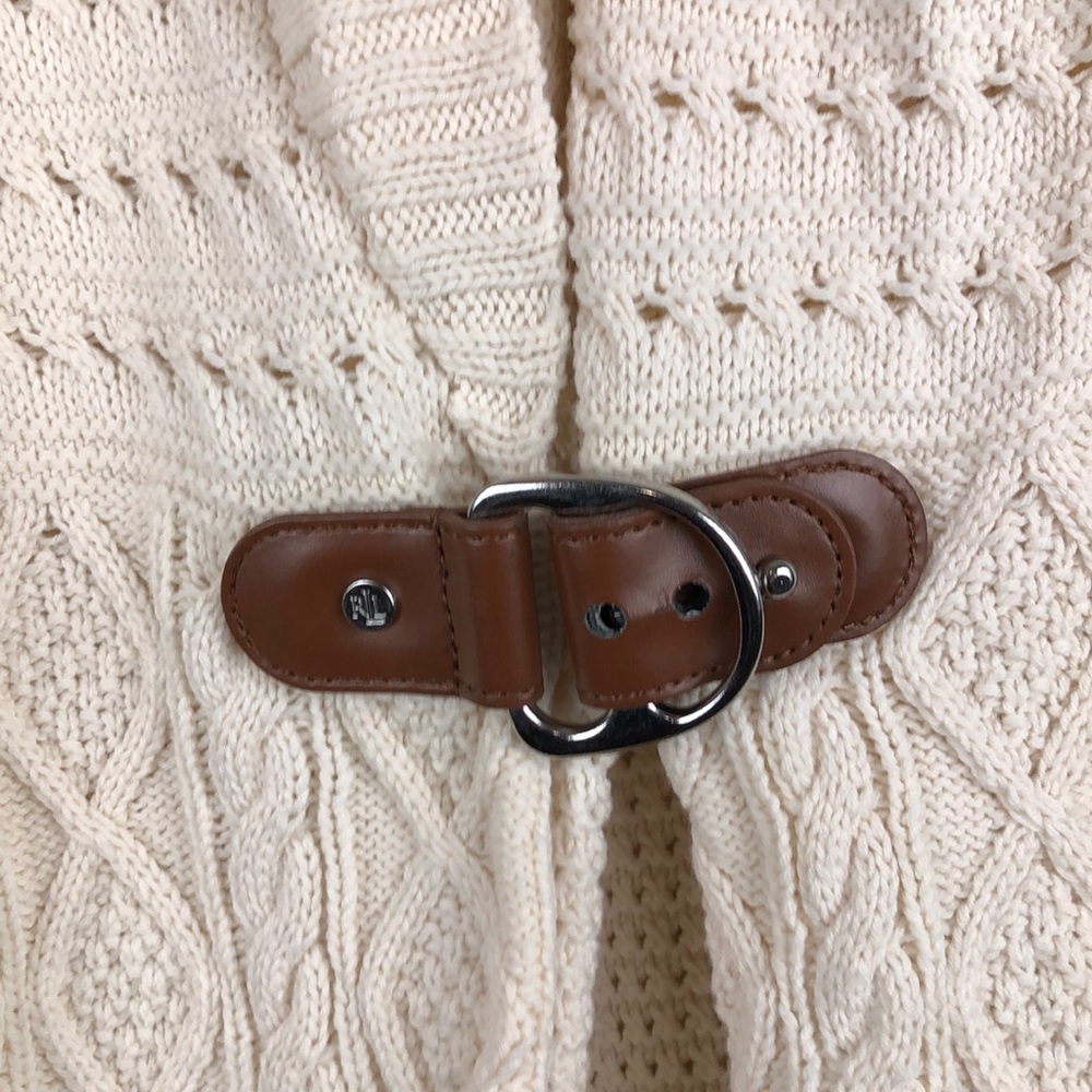 Lauren Ralph Lauren Knit Sweater Vest with Buckle - Picture 2 of 8
